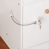Generic Stainless Steel Cable Child Safety Lock for Fridge Cabinet