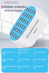 30 Port USB Smart Charging Station 160W Multi-Device Fast Charger