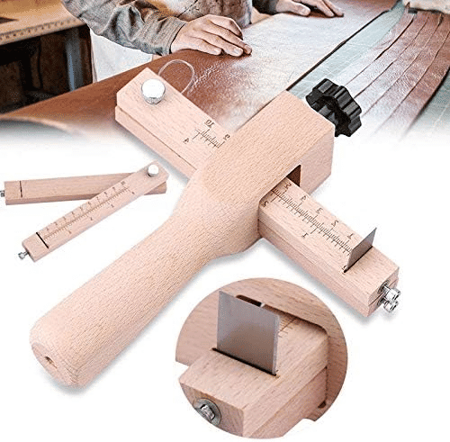 Adjustable Leather Strap Cutter Wood Hand Tool