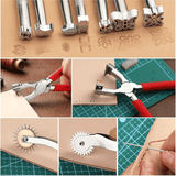 273-Piece Professional Leatherworking Tool Kit with Storage Case