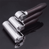 Leather Roller Solid Edge Pressing Wheel Wooden Handle for Leathercraft