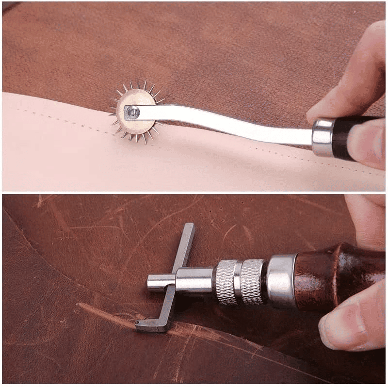 Professional LeatherCraft Tools Kit Leather Hand Sewing Repair Set