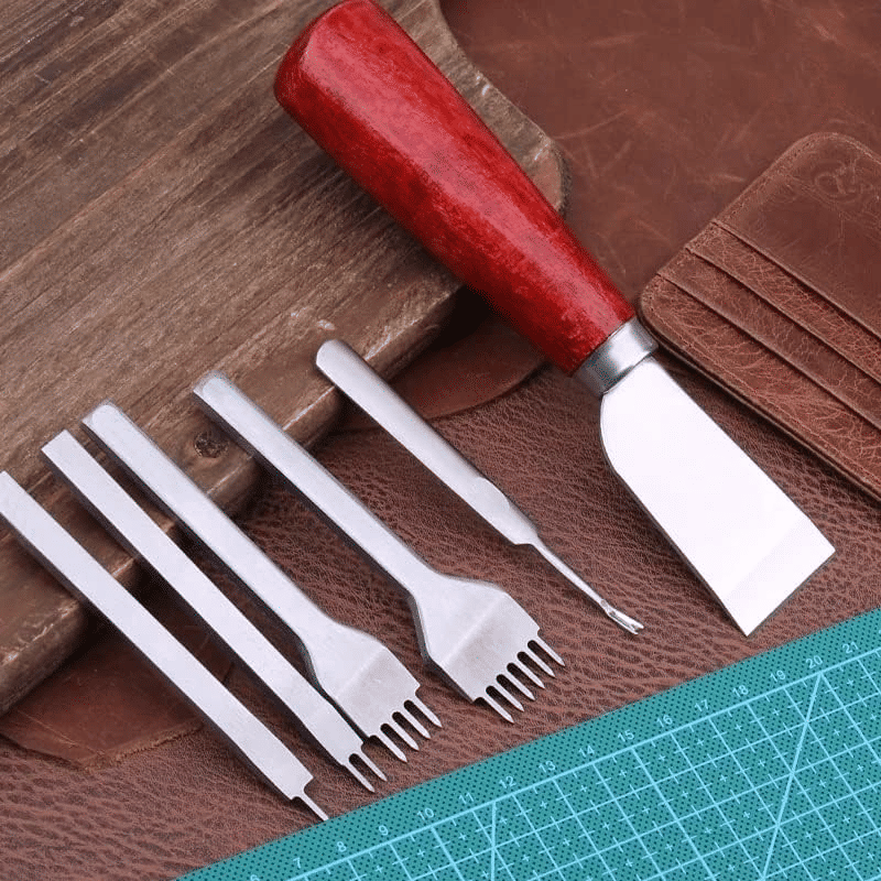 Professional LeatherCraft Tools Kit Leather Hand Sewing Repair Set