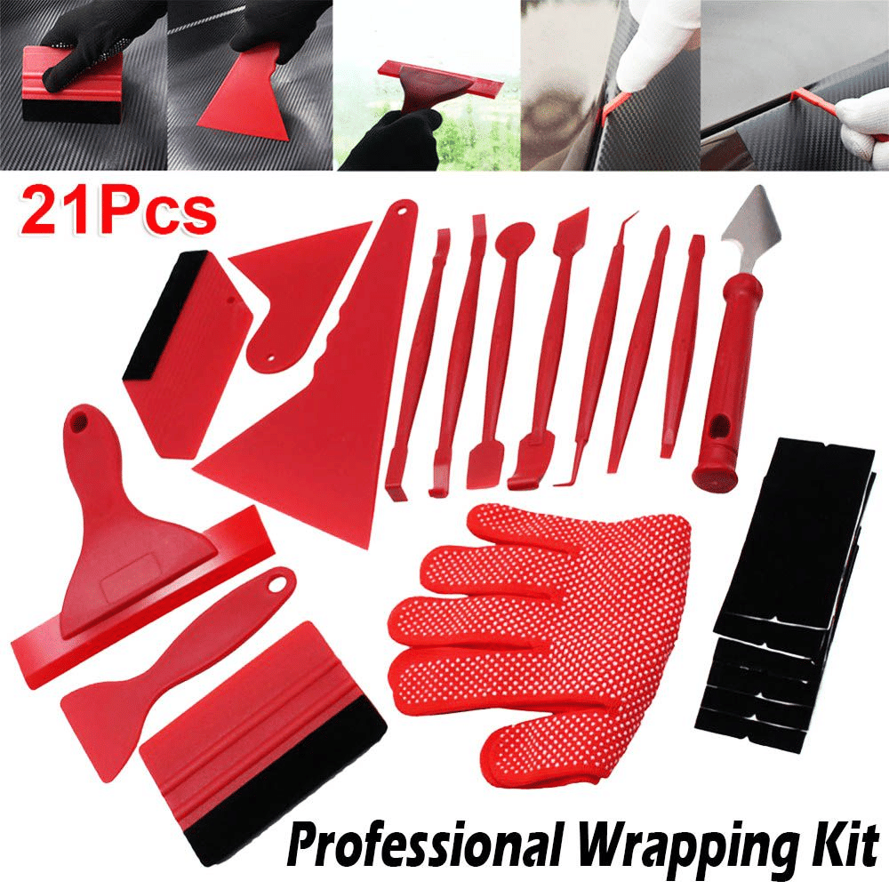 Generic 21-Piece Car Vinyl Wrap Tint Application Tool Kit