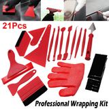 Generic 21-Piece Car Vinyl Wrap Tint Application Tool Kit