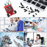 Generic 350-Piece M3 Nylon Hex Spacer Standoff Screw Assortment Kit
