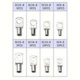 Generic SC Series Ring Terminal Connector Kit Tinned Copper 60Pcs