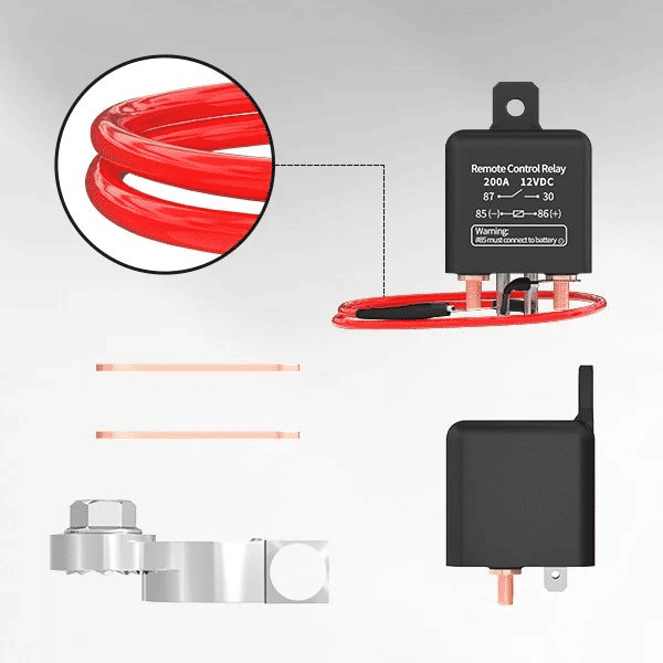 DaierTek 12V 120A Battery Disconnect Switch Relay Remote Control