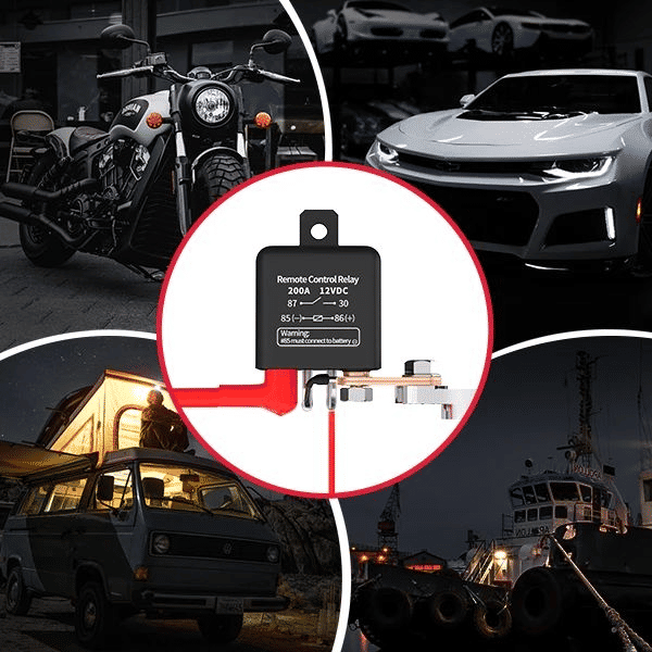 DaierTek 12V 120A Battery Disconnect Switch with 2 Remote Controls