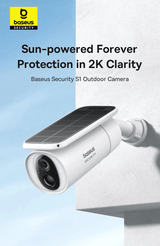 Baseus S1 Solar Outdoor Security Camera 2K Wireless System