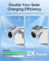 Baseus S1 Solar Outdoor Security Camera 2K Wireless System