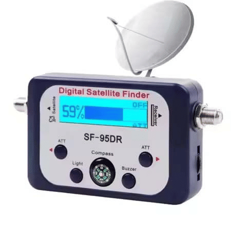 Generic SF-95DR Digital Satellite Finder with Compass for TV Dish