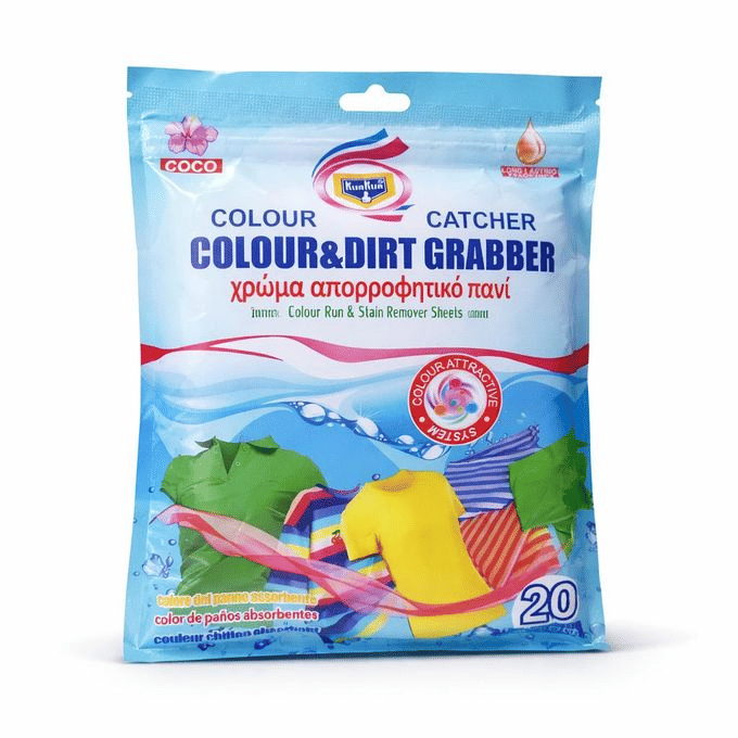 Kuakua Colour & Dirt Catcher Grabber Laundry Sheets 20 Pack