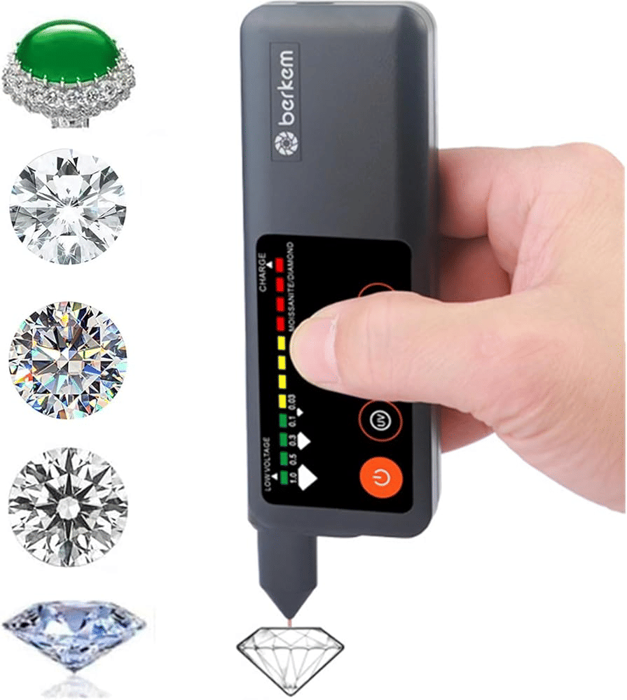Professional Grade Rechargeable Diamond Tester Pen for Moissanite and Jade