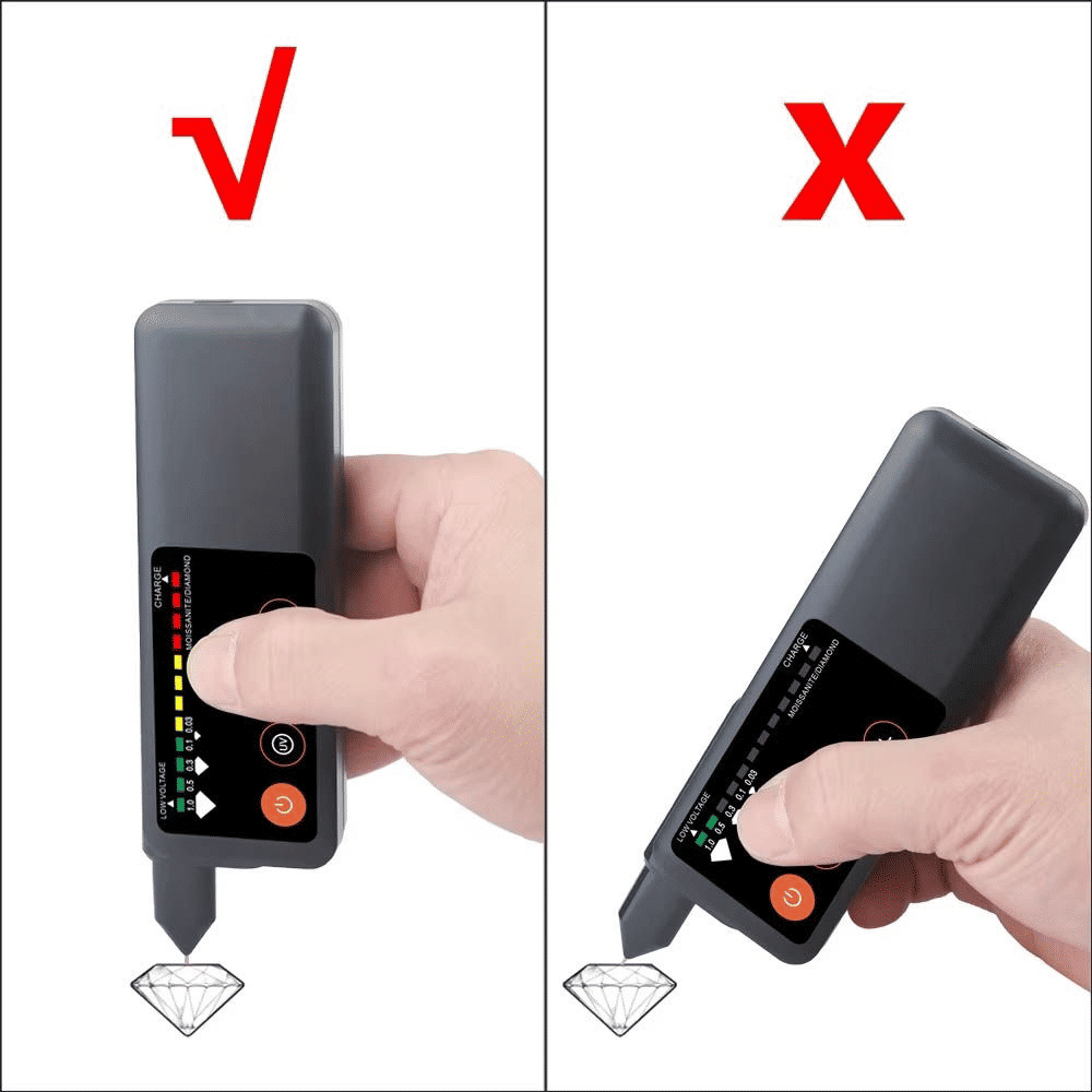 Professional Grade Rechargeable Diamond Tester Pen for Moissanite and Jade