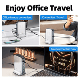 WLX-F8B 200W Desktop GaN Charging Station 8-Port USB-C Hub