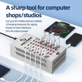 50-Port 200W Multi USB Charging Station Hub Dock for Multiple Devices