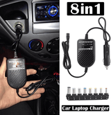 Generic 80W Universal Car Laptop Charger Adapter with 8 Tips