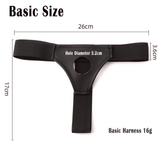 Realistic Hollow Strap-On Dildo with Adjustable Harness for Couples Adult Play