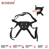 Premium Adjustable Strapon Harness for Dildo & Anal Plug - BDSM Fetish Belt