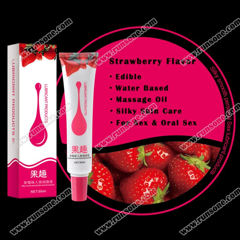 RUNSONE Water-Based Edible Fruity Lubricant for Couples - Smooth, Long-Lasting Pleasure