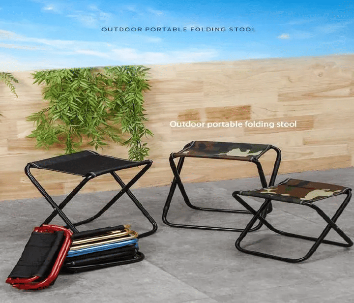 Folding Fishing Chairs Portable Camping Stools Travel Hiking Lightweight Foldable Chair