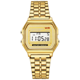 Rawlog Unisex LED Digital Watch with Fashionable Steel Metal Band