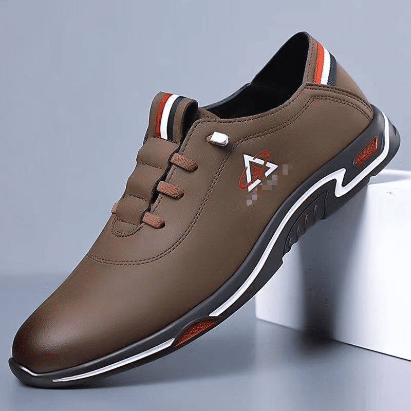 Baldur Men's PU Leather Oxford Shoes: Stylish Business Casual Walking Sneakers
