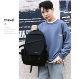 2-in-1 Backpack Chest Bag Laptop Bag Business Student Medium Capacity Leisure Travel Bag 45x30x12cm
