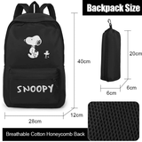 Stylish Women's Laptop Backpack & Small Bag Set - Large Capacity Schoolbag