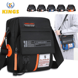 Men's Durable Nylon Chest Sling Bag - Lightweight, Multi-Pocket Crossbody Design