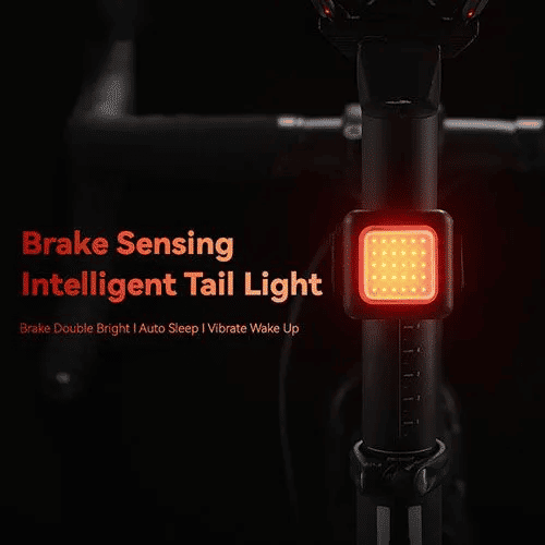 USB Rechargeable Bike Light Set 130 Lumens Front Rear LED Waterproof