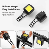 USB Rechargeable Bike Light Set 130 Lumens Front Rear LED Waterproof