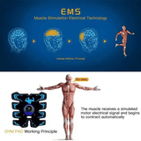 USB Rechargeable EMS Muscle Stimulator Abs Arms 3 In 1 Training Pad Wireless Smart Fitness Abdominal Trainer Body Slimming