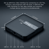H20PRO Smart Android 10.0 TV Box, Dual WiFi, 4K HD Streaming