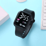 Couple Watches Love Oriented LED Digital Luminous Electronic Watch Fashionable Casual Square Outdoor Sports For Men And Women