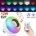 Smart LED Bluetooth Speaker Bulb: App Control, Remote, Music Player, Subwoofer