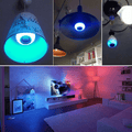Smart LED Bluetooth Speaker Bulb: App Control, Remote, Music Player, Subwoofer