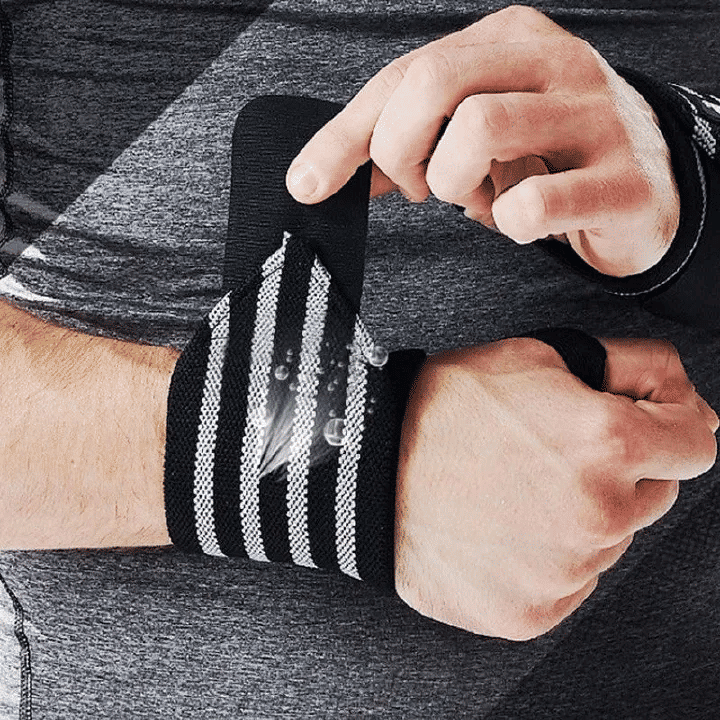 2PCS Wrist Band Sports Compression Bandage Elastic Wrist Protection Pressure Weightlifting Anti Sprain For Men And Women