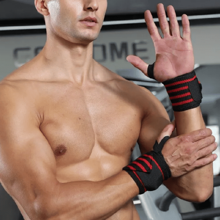 2PCS Wrist Band Sports Compression Bandage Elastic Wrist Protection Pressure Weightlifting Anti Sprain For Men And Women