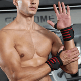 2PCS Wrist Band Sports Compression Bandage Elastic Wrist Protection Pressure Weightlifting Anti Sprain For Men And Women