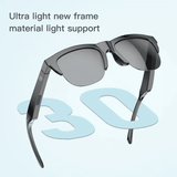 Smart Bluetooth V5.3 Sunglasses with HIFI Audio, Hands-Free Calls, UV Protection