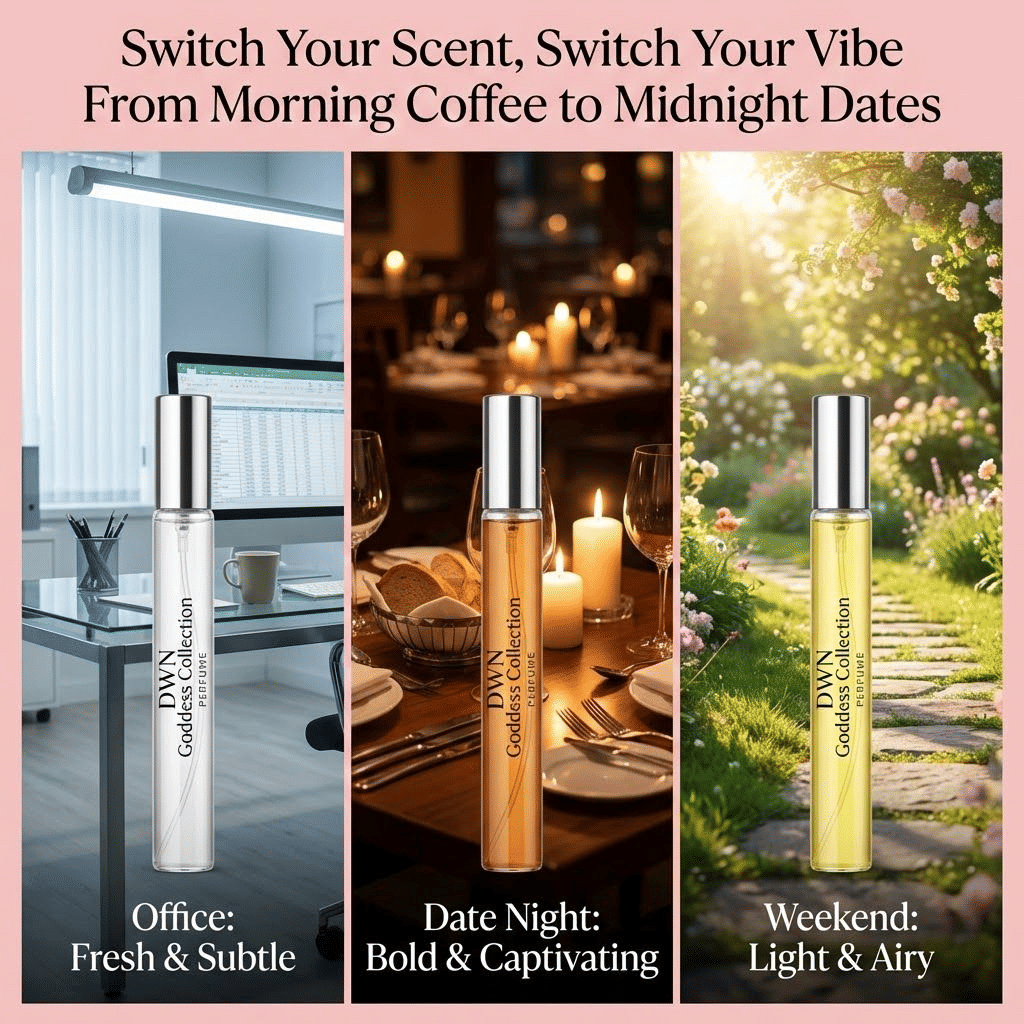 5Pcs Floral Original Sample Perfume Gift Box 25ml Set