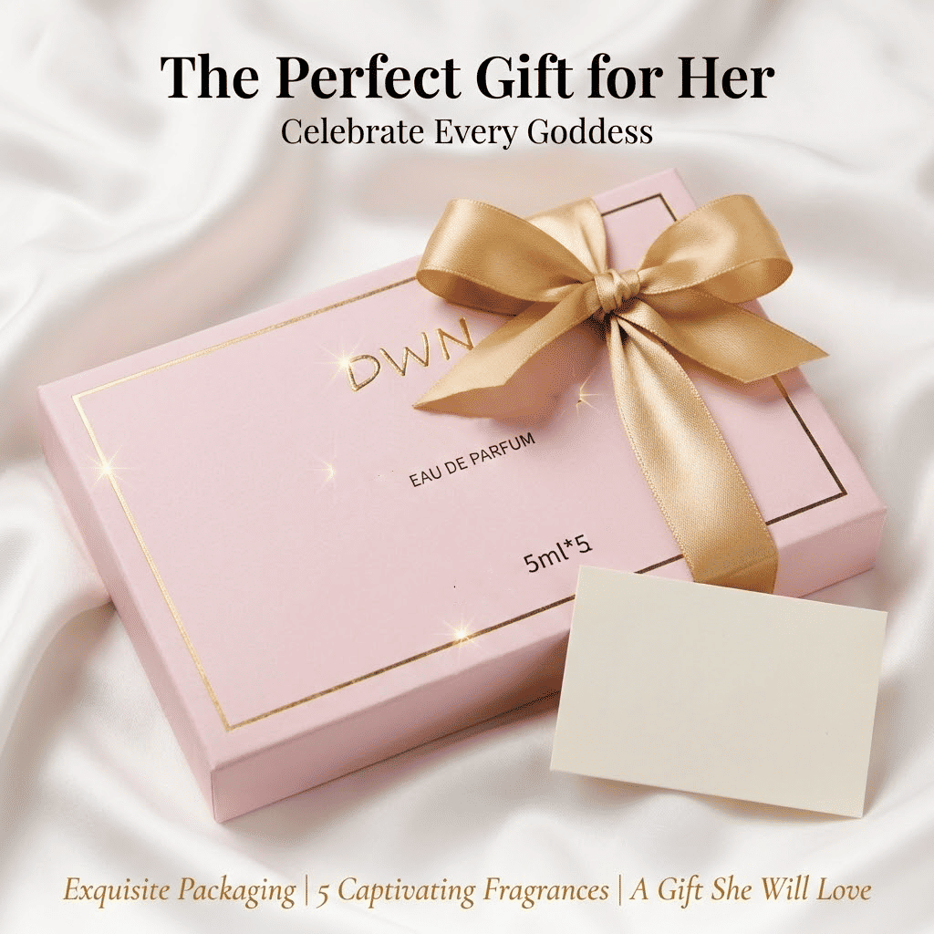 5Pcs Floral Original Sample Perfume Gift Box 25ml Set