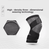 Copper Knee Brace Compression Sleeve with Straps for Men Women Sports Workout Weightlifting