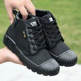 SXCHEN Men's Military Tactical Training High-Top Boots for All Seasons