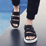 SXCHEN Men's Korean Style Trendy Beach Sport Sandals Non-Slip Open-Toe Casual