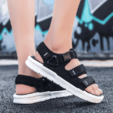 SXCHEN Men's Korean Style Trendy Beach Sport Sandals Non-Slip Open-Toe Casual