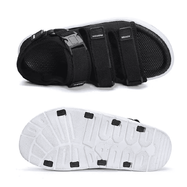 SXCHEN Men's Korean Style Trendy Beach Sport Sandals Non-Slip Open-Toe Casual