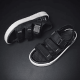 SXCHEN Men's Korean Style Trendy Beach Sport Sandals Non-Slip Open-Toe Casual